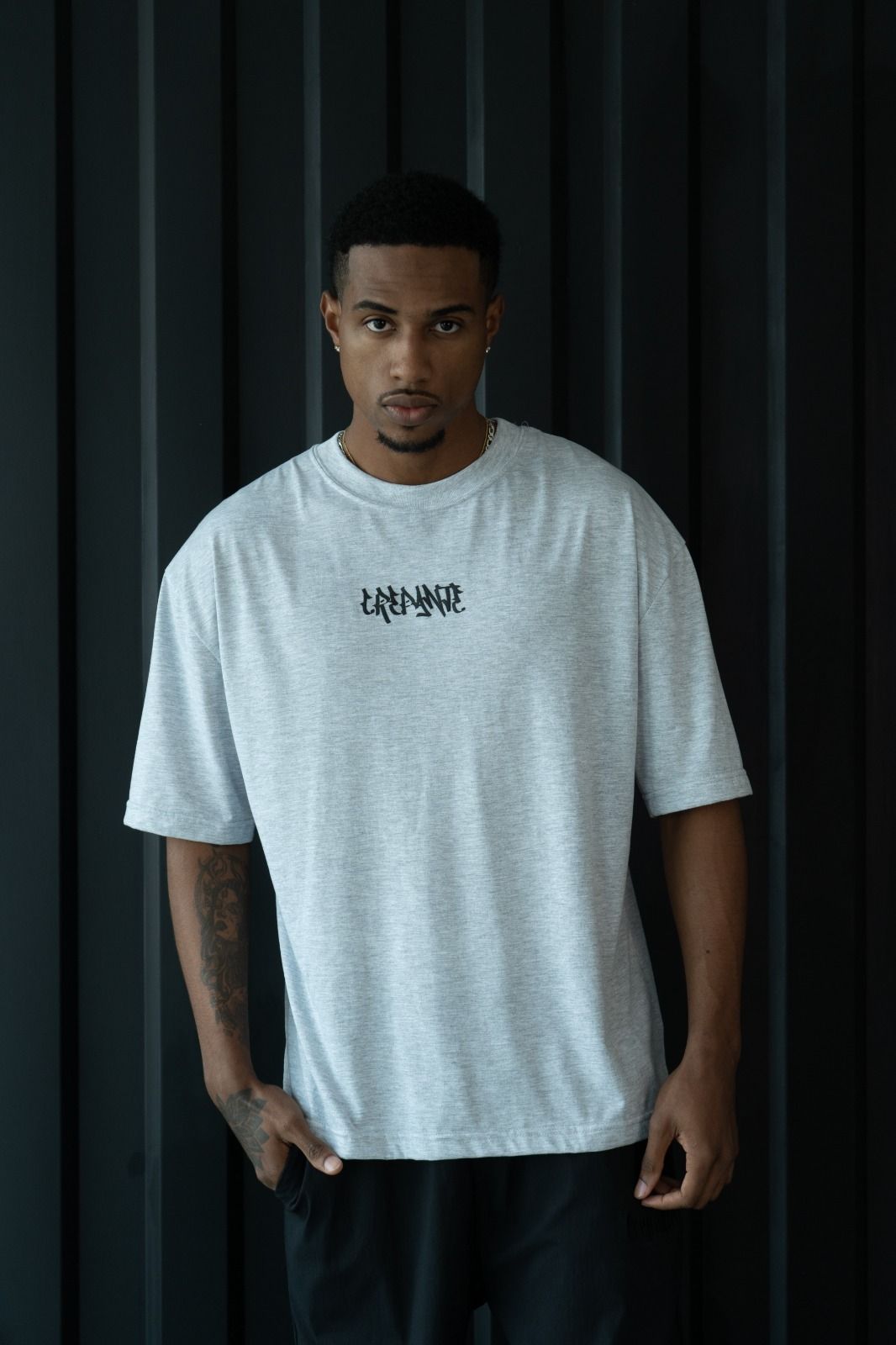 polo oversize crepante blanco