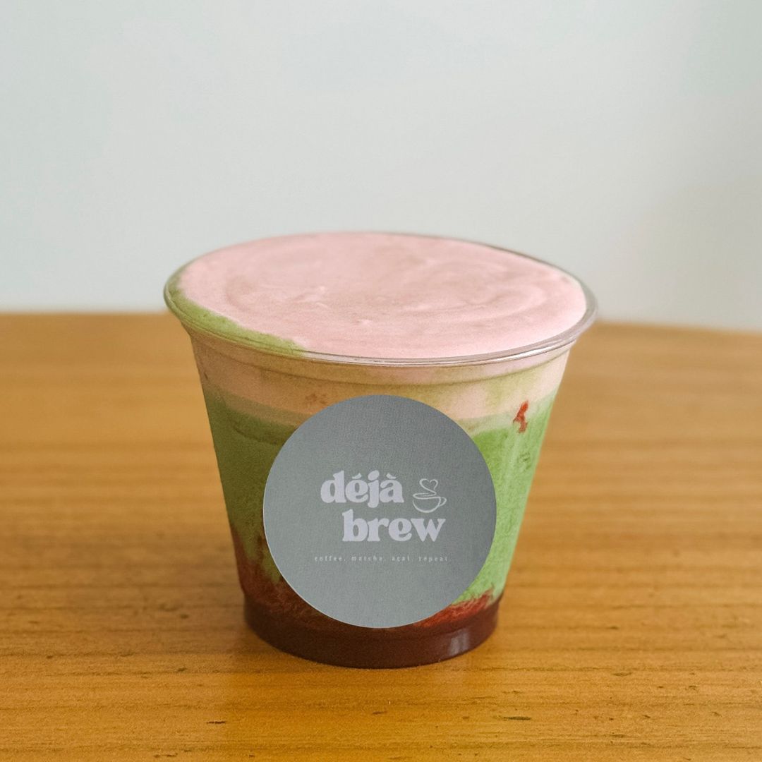 Strawberry Matcha Latte
