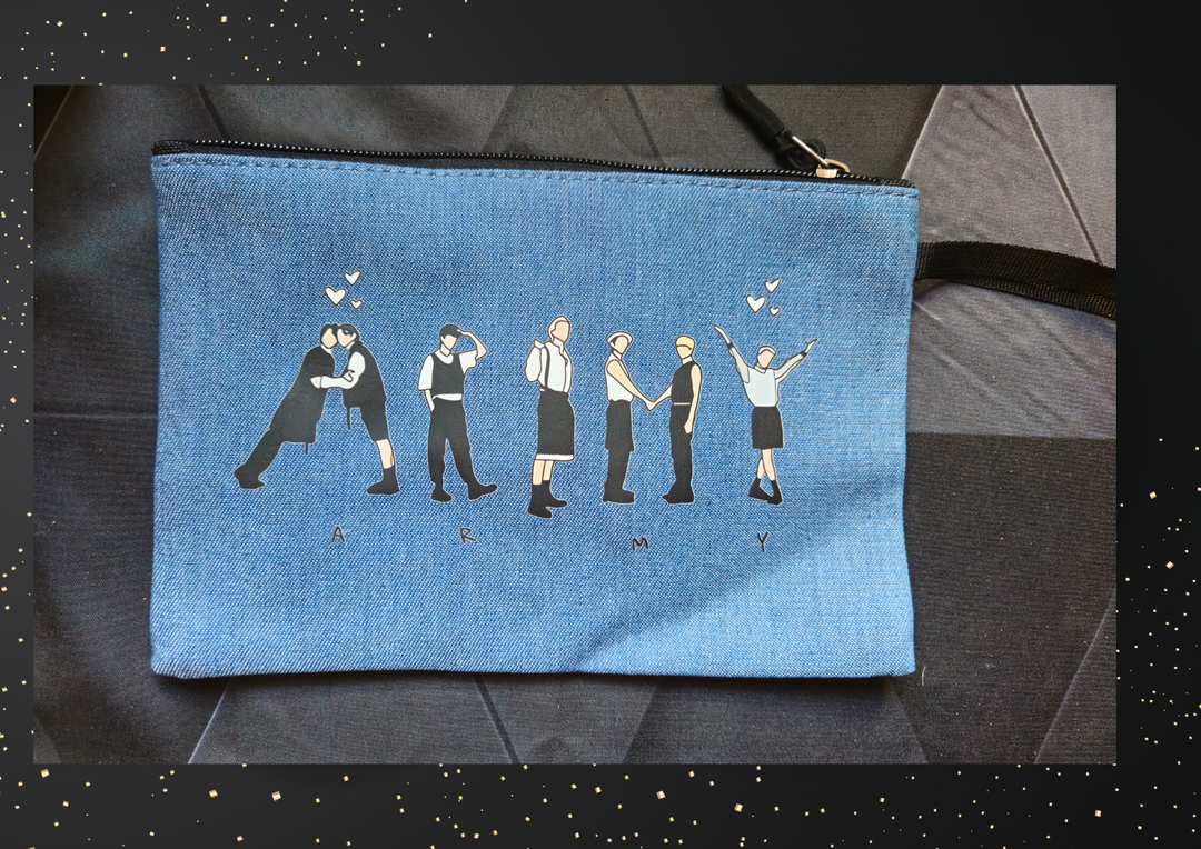 Bts make up organiser pouch