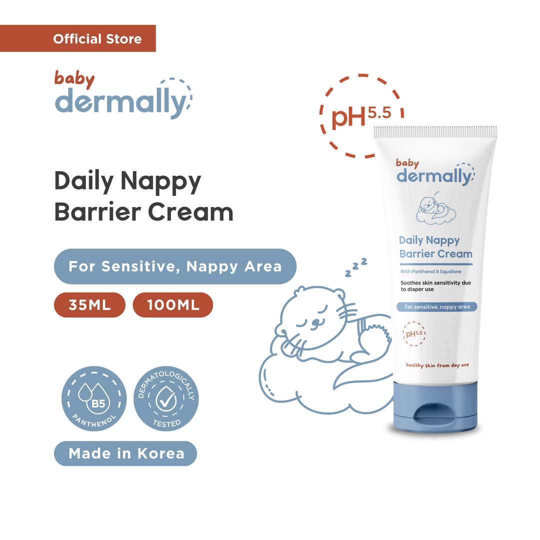 Baby Dermally Daily Nappy Barrier Cream 100ml