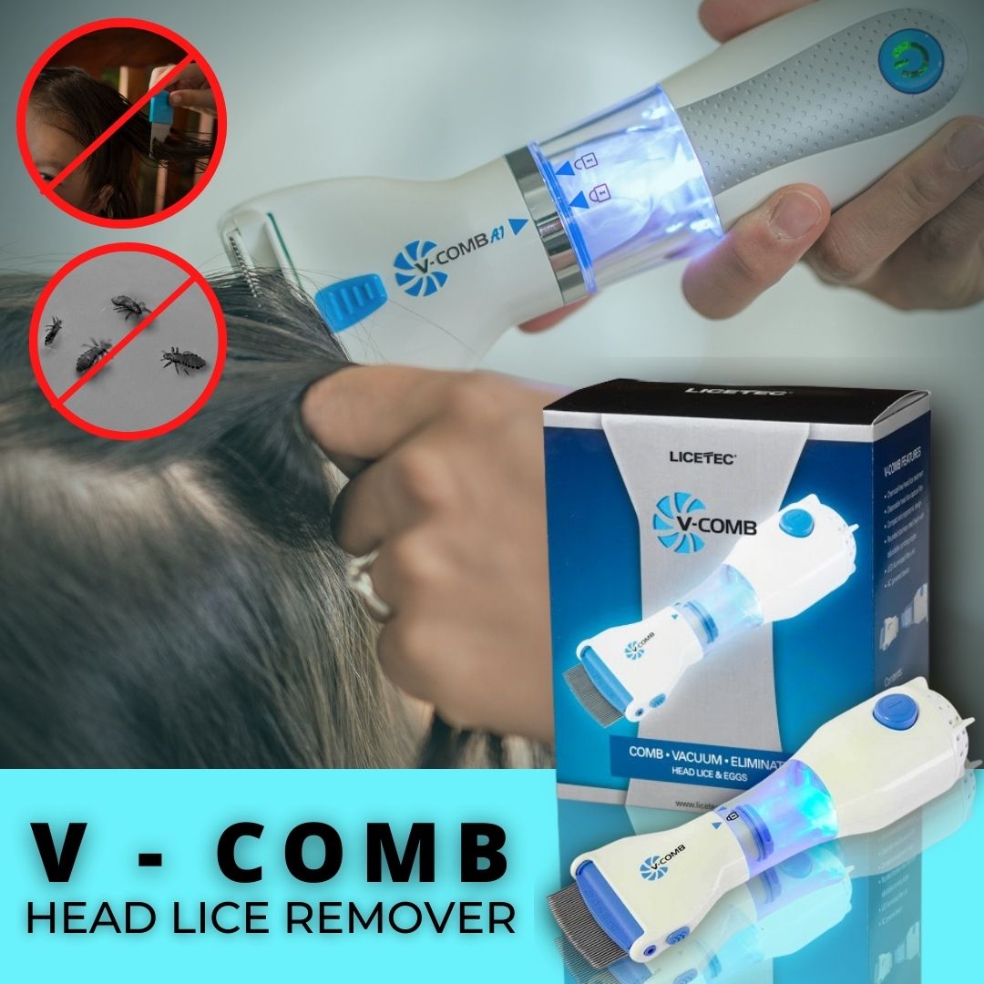 V-comb lice removel