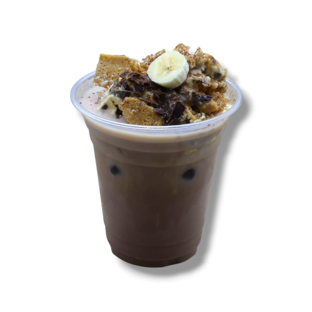 Banoffee Cheese Milo Latte