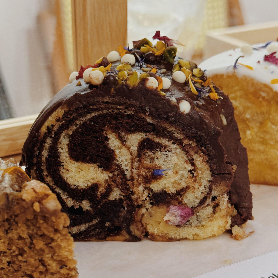 Chocolate & Orange Marble Cake
