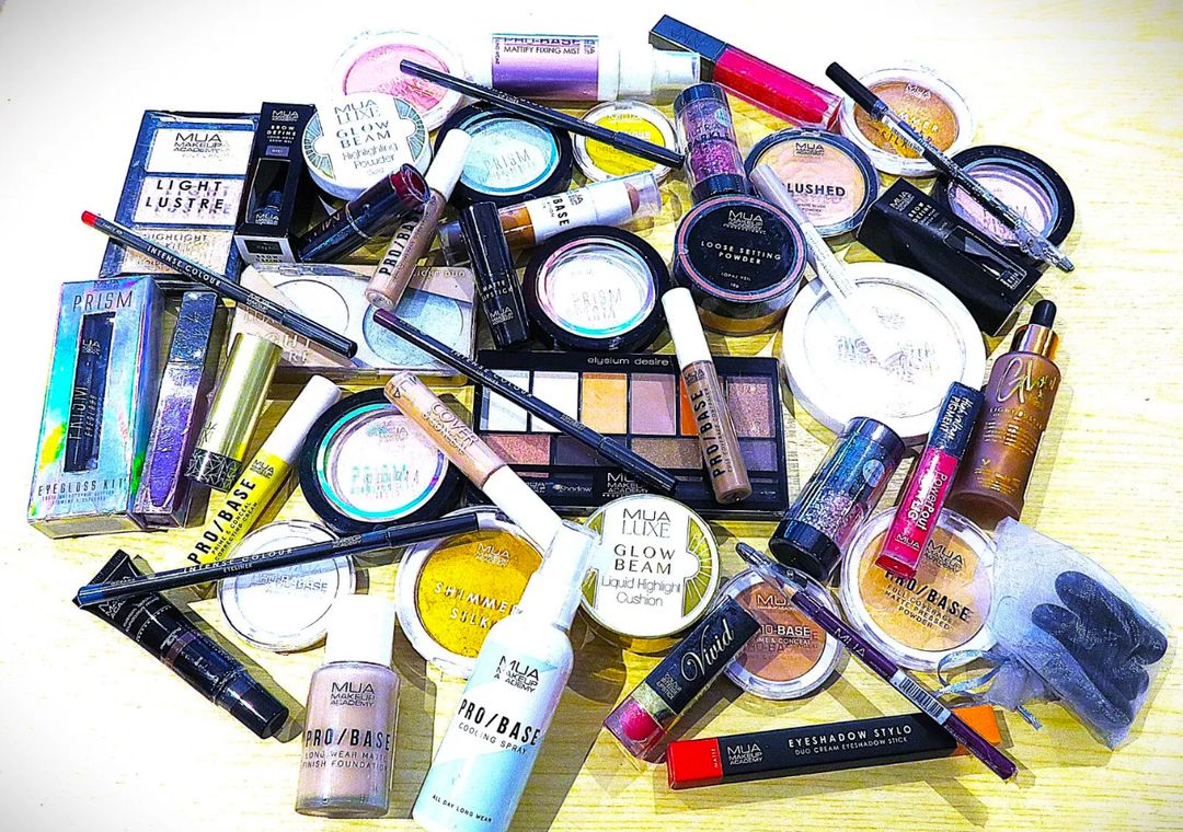 MUA COSMETIC BUNDLE 50 DIFFERENT ITEMS ALL NEW & SEALED RSP £150 
