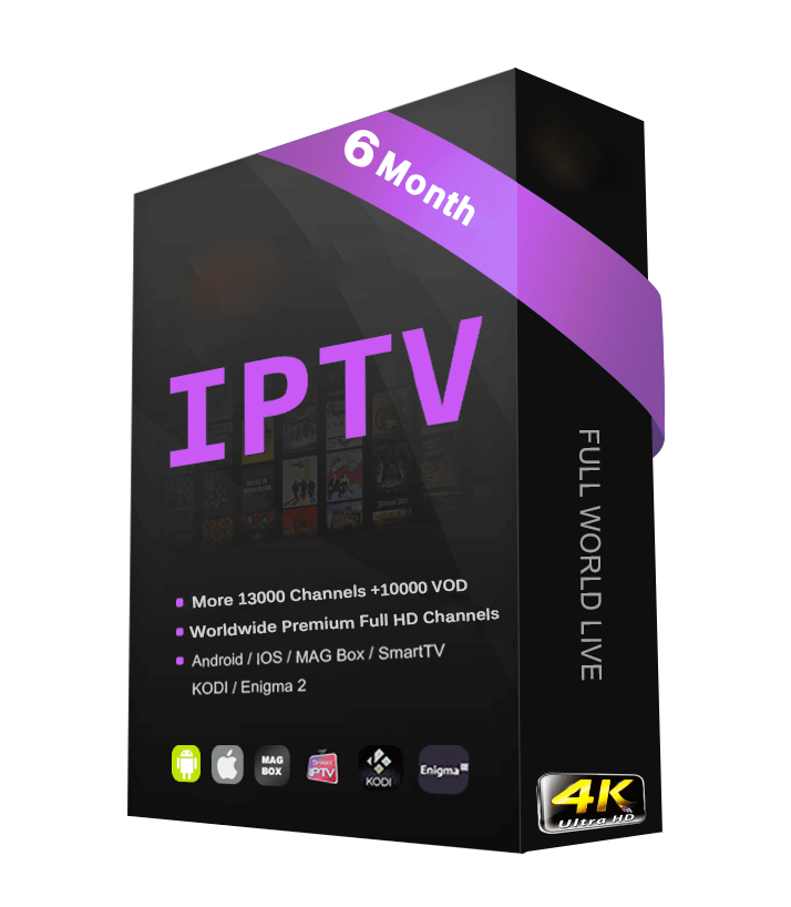6 Months Premium IPTV SMARTERS PRO SUBSCRIPTION