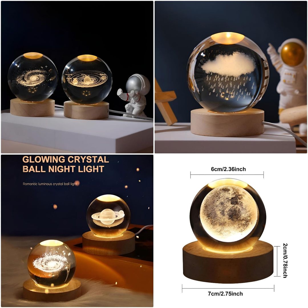 LED Crystal Ball Lamp