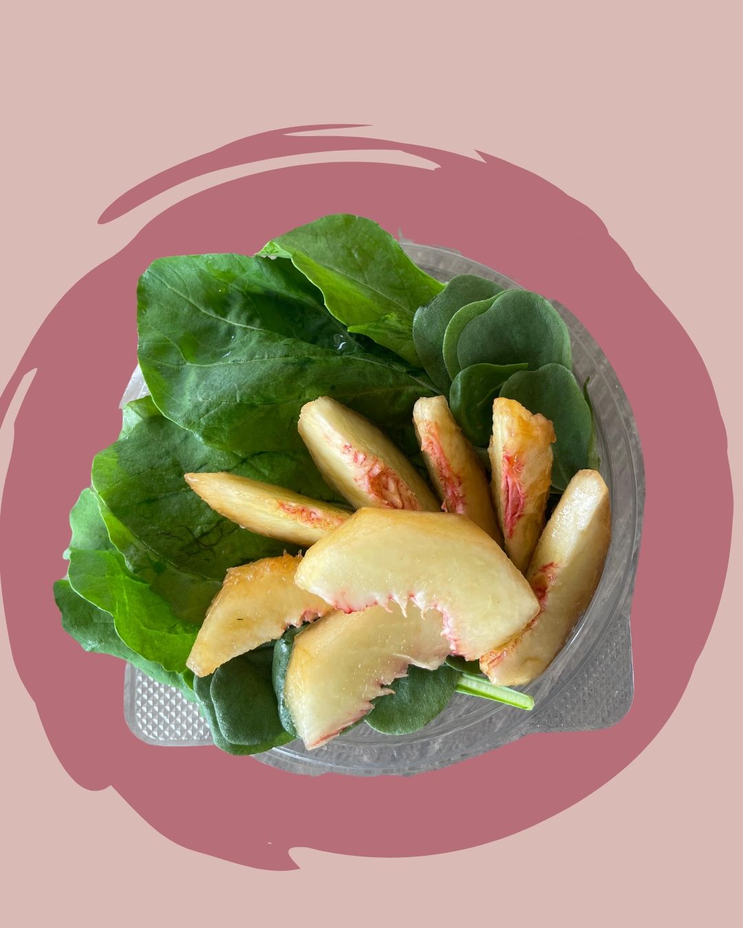 Peach Green Salad