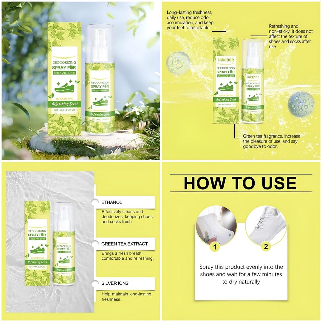 Deodorizing Spray for Shoes and Socks