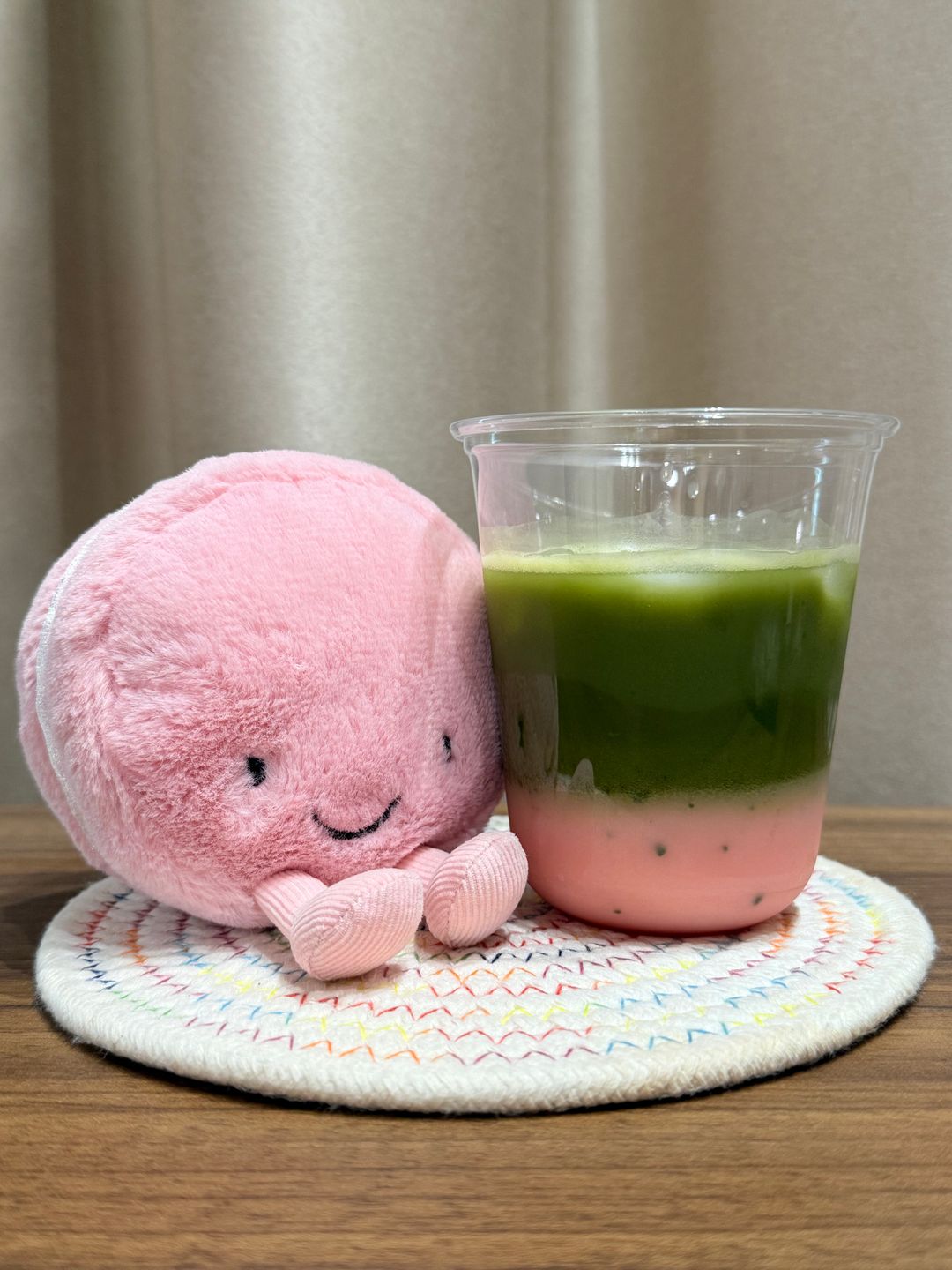 Blushing Matcha Hug