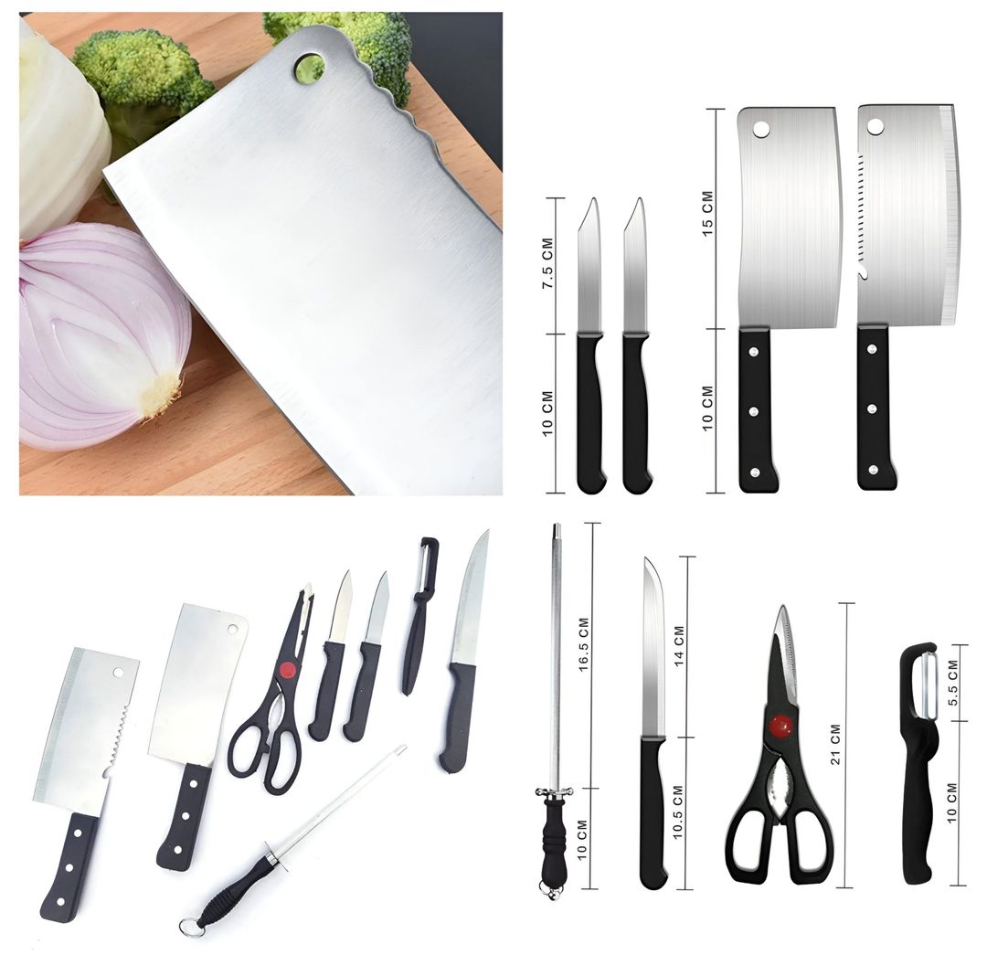 8 Piece Kitchen Cutting Set