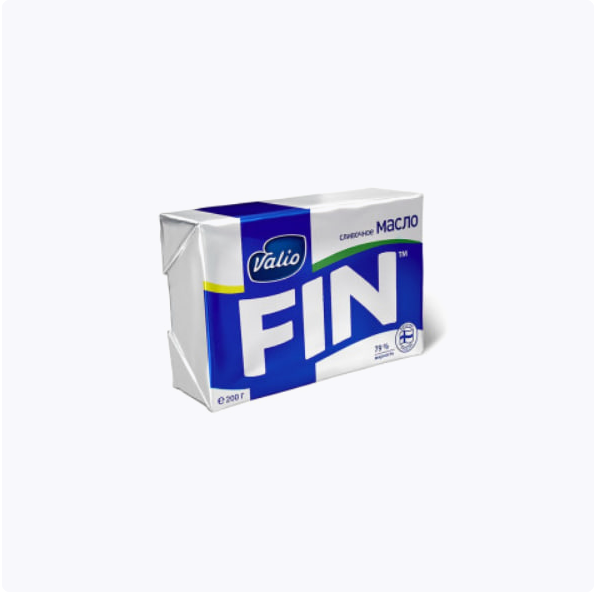 Масло Сливочное Valio Fin 79% 200г