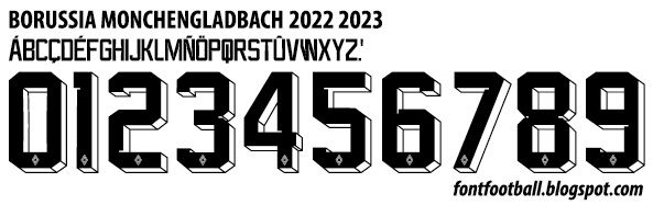 Font Vector Borussia Monchengladbach 2022 2023 kit