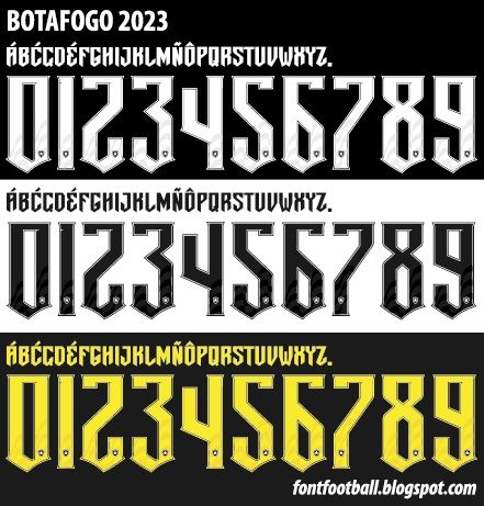Font Vector Botafogo 2023 kit