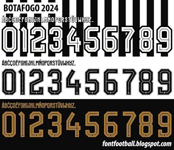 Font Vector Botafogo 2024 kit