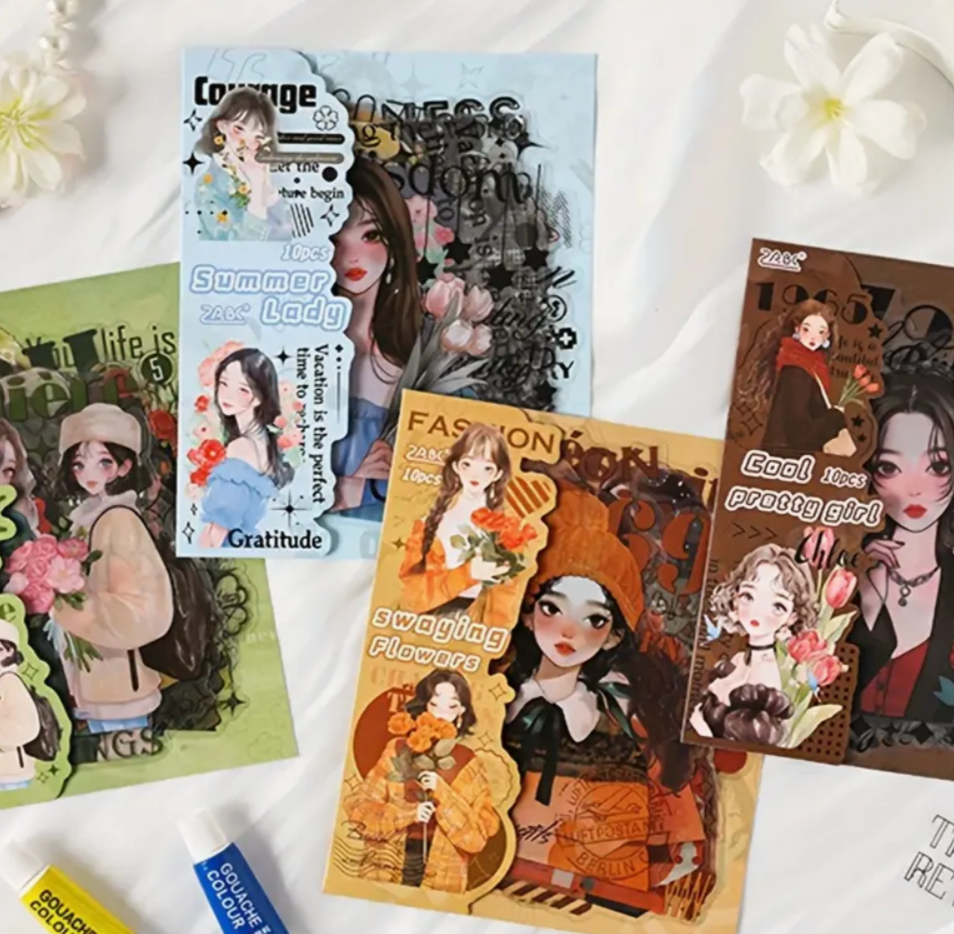 Girly stickers - random pick 