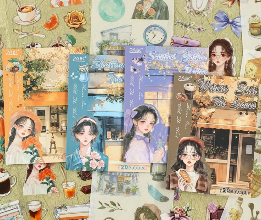 Cozy Girly sticker book - random pick 