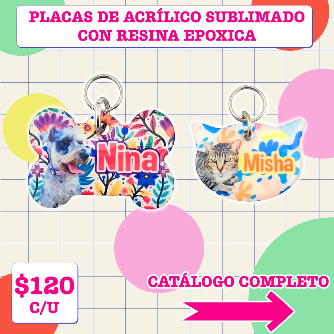Plaquita Sublimada