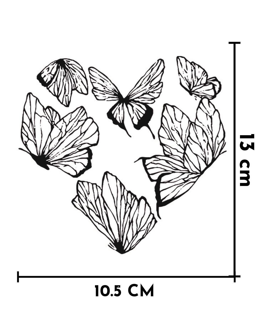 Corazon de mariposa - WX 076