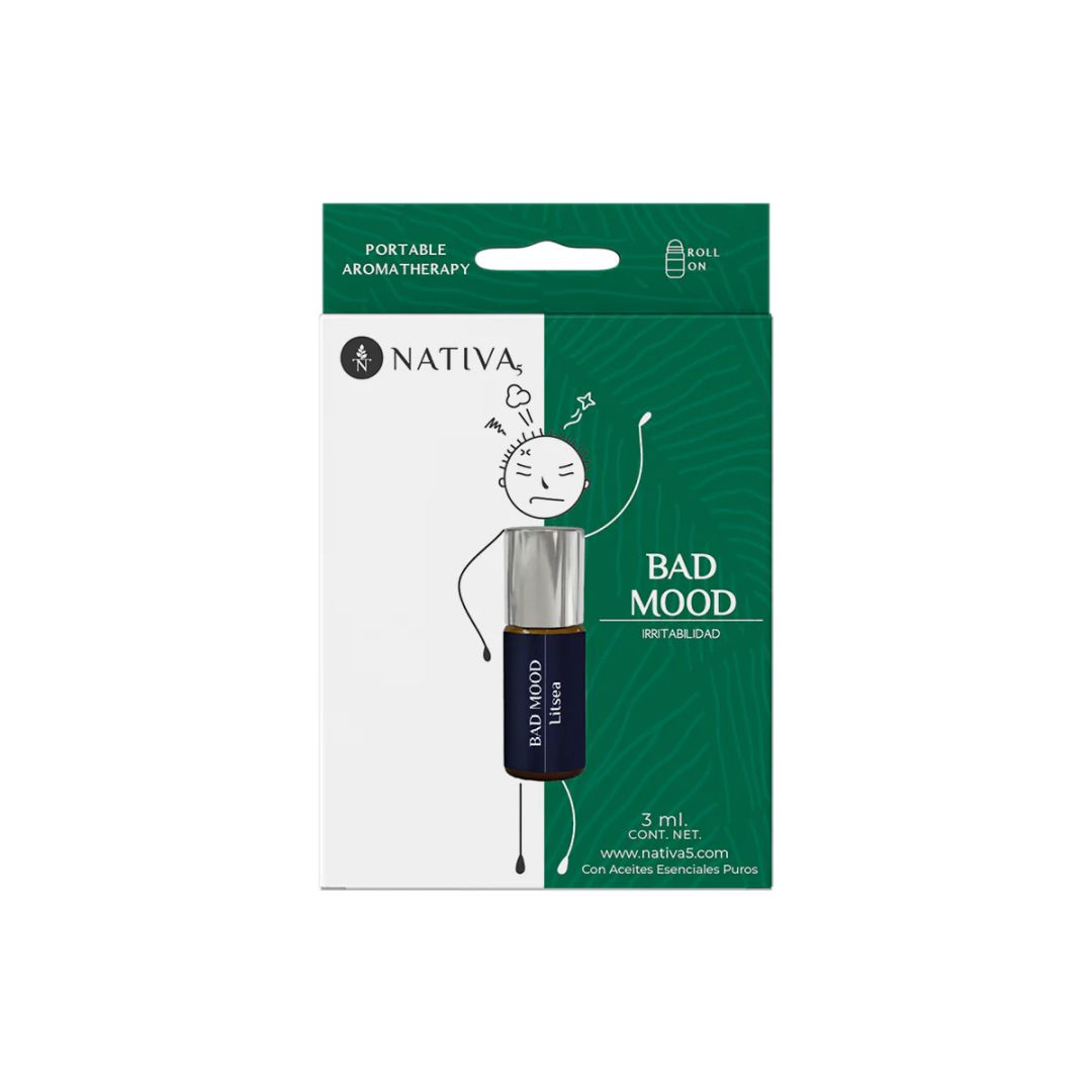 Bad Mood Roll On - Portable Aromatherapy 3ml Nativa5