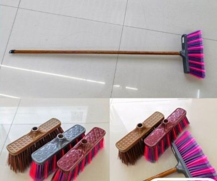 Broom with stick 