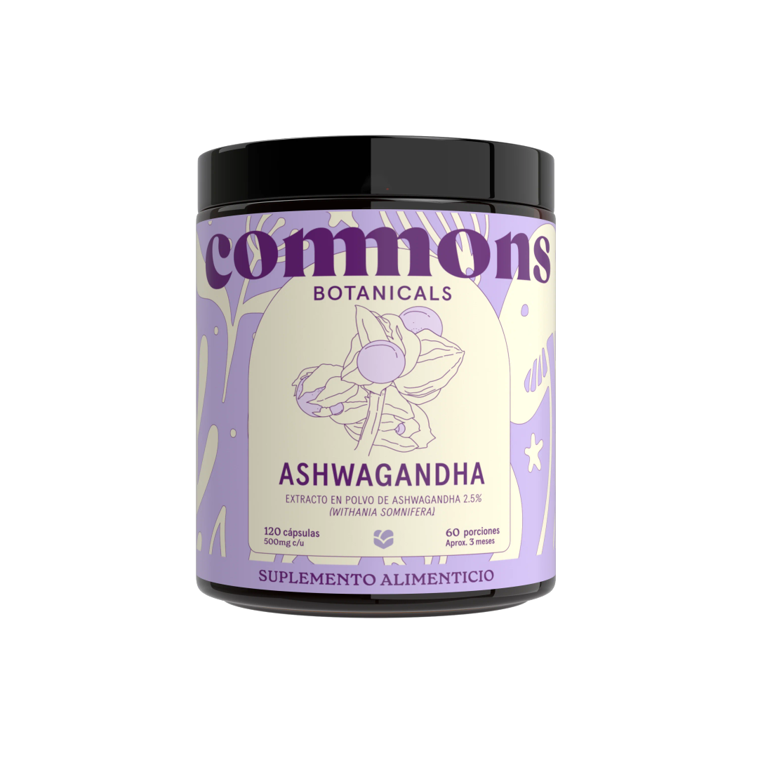 Ashwagandha Extracto Cápsulas Commons