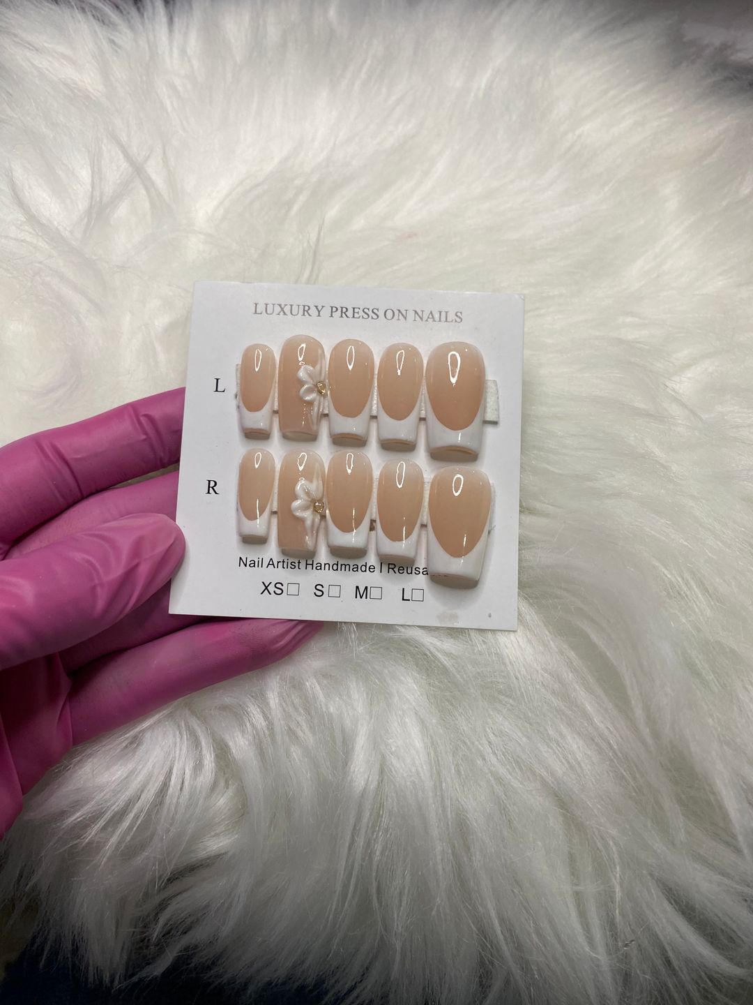 Acrylic French tip