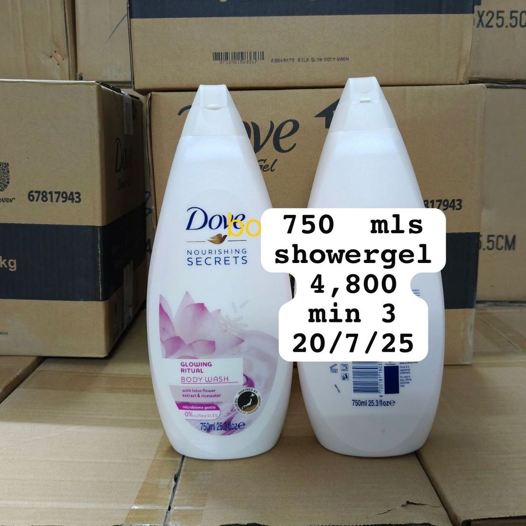 Showergel 750mls 4,800