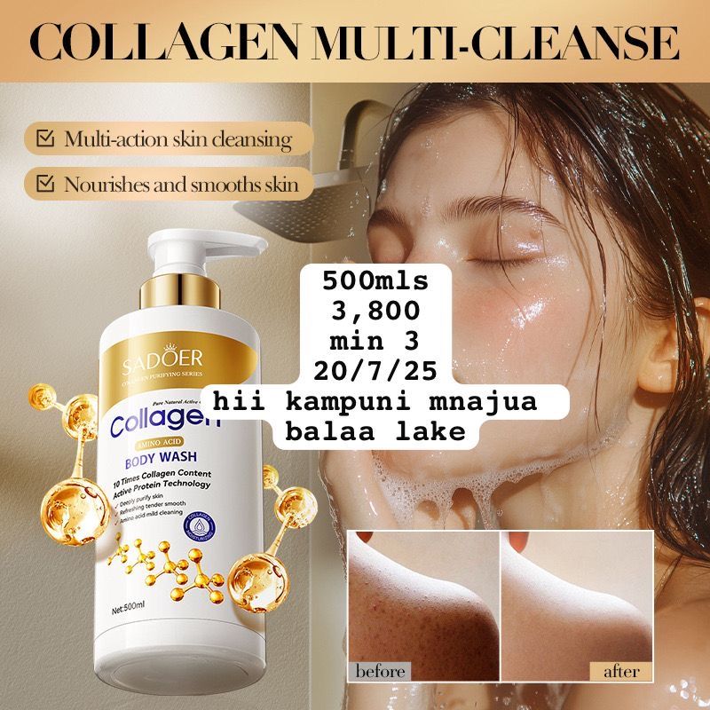 500mls Collagen multi cleanser  3800