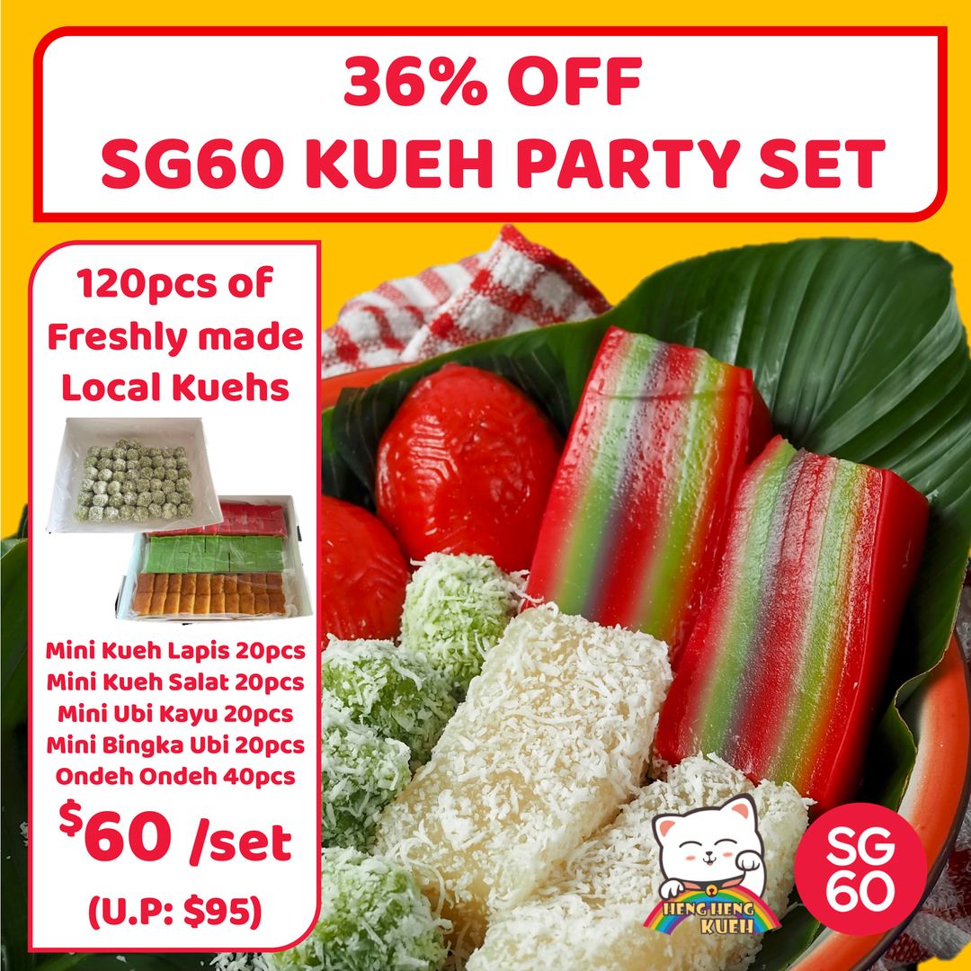 *36% OFF* SG60 KUEH PARTY SET (U.P. $95)