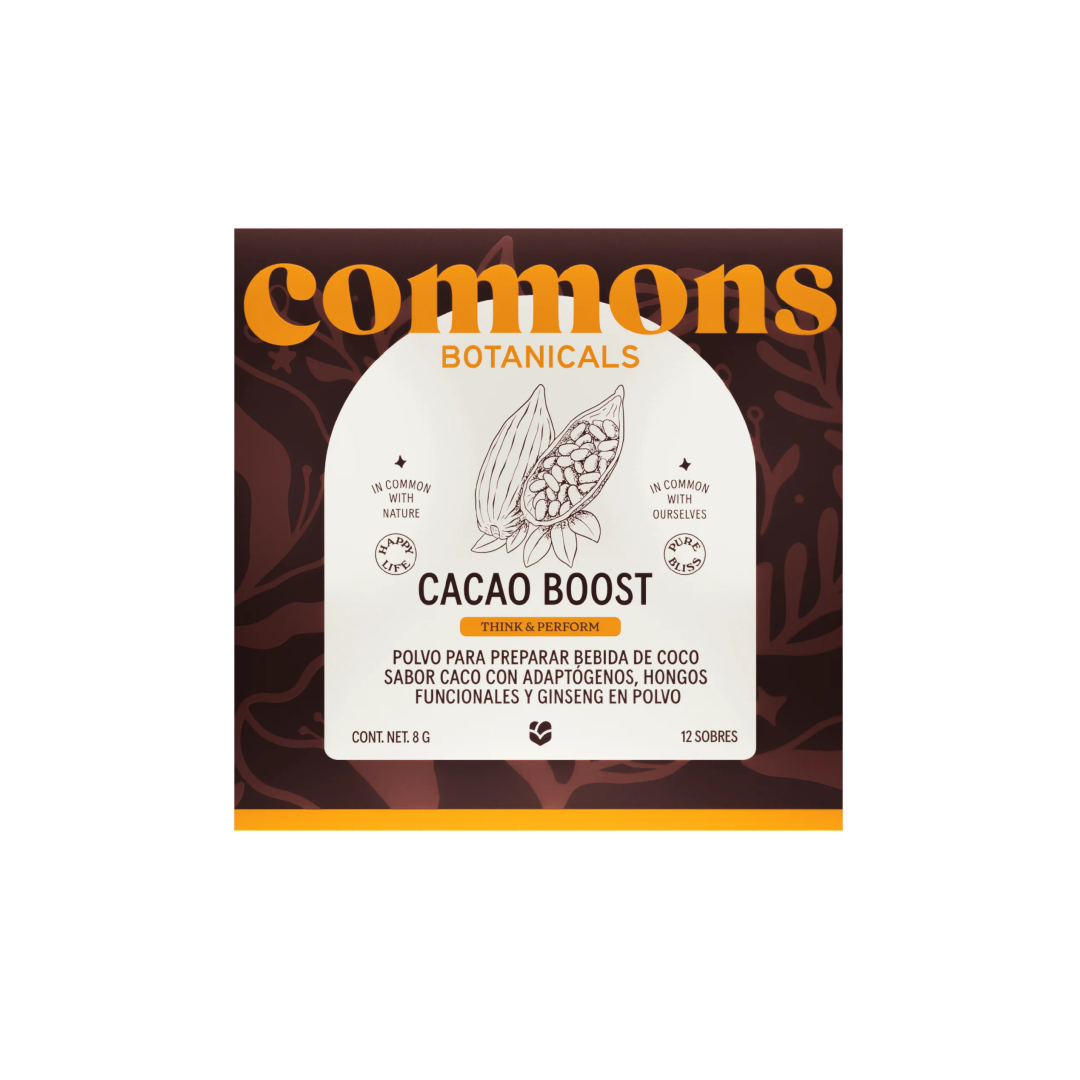 Cacao Latte Boost Caja de 12 sobres Commons