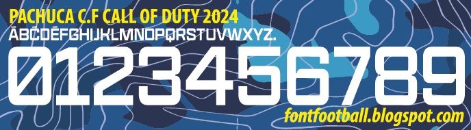Font Vector Pachuca CF Call Of Duty 2024 kit