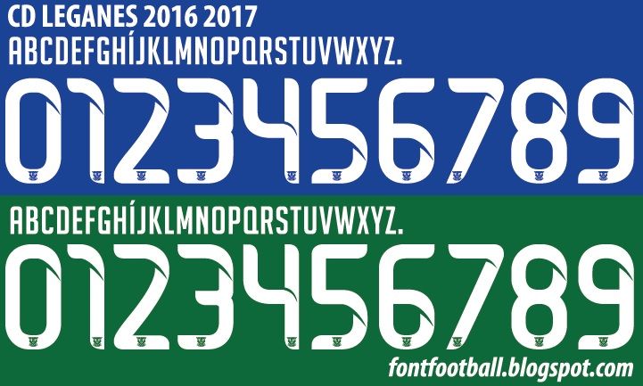 Font Vector CD Leganes 2016 2017 kit