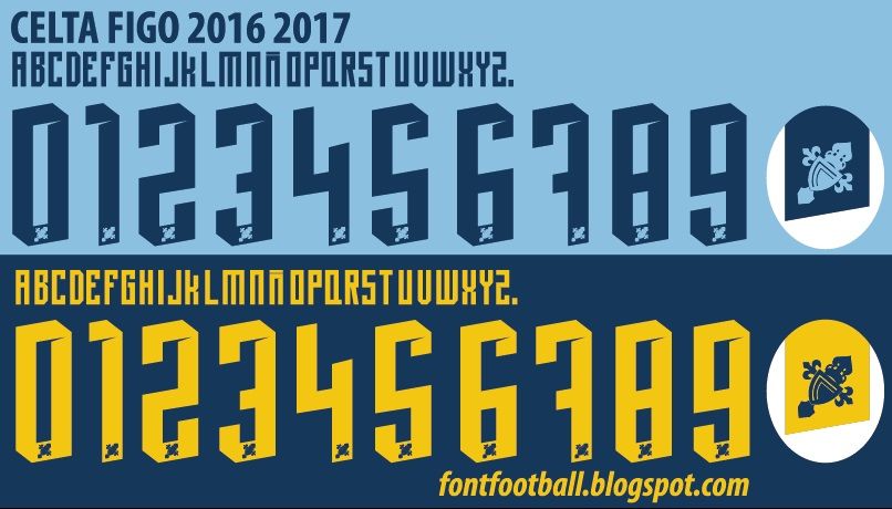 Font Vector Celta Vigo 2016 2017 kit