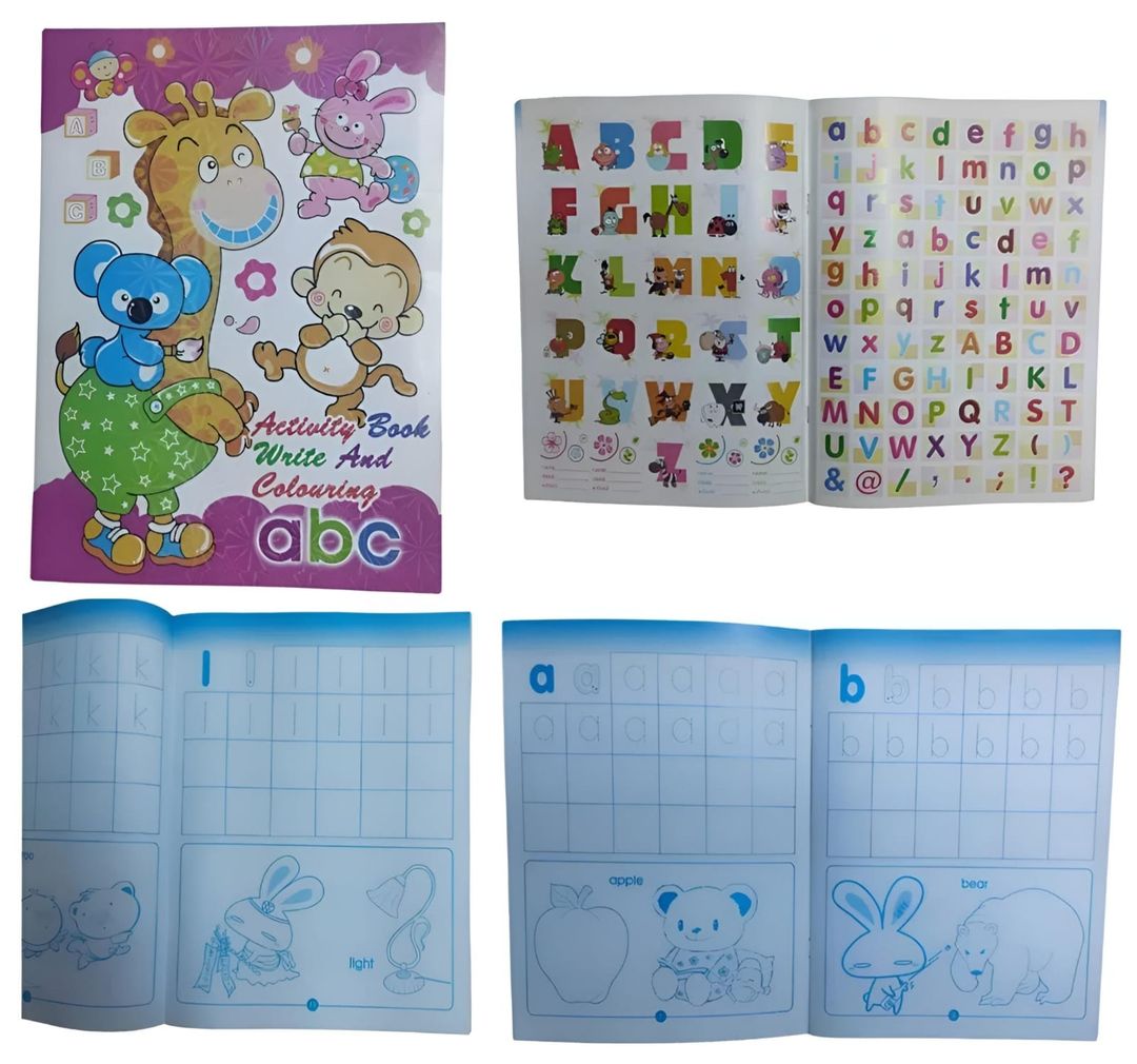 Activity Book Stuffed Animals 12 Piece