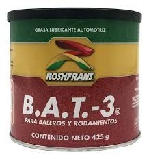 Grasa lubricante Roshfrans BAT3 para baleros y rodamientos 425 gr