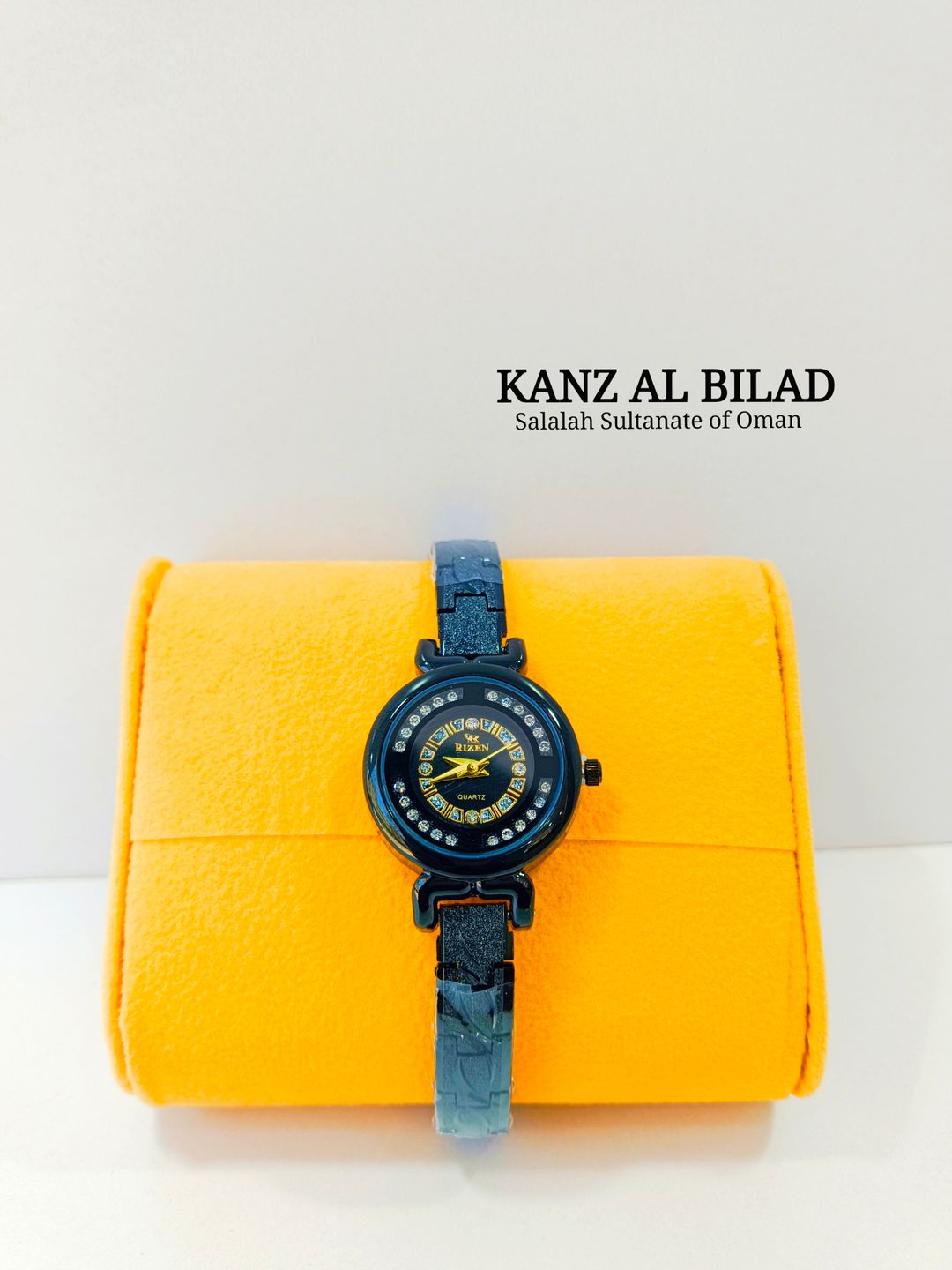 RIZEN LADIES FANCY WATCH BLACK - RZ-808