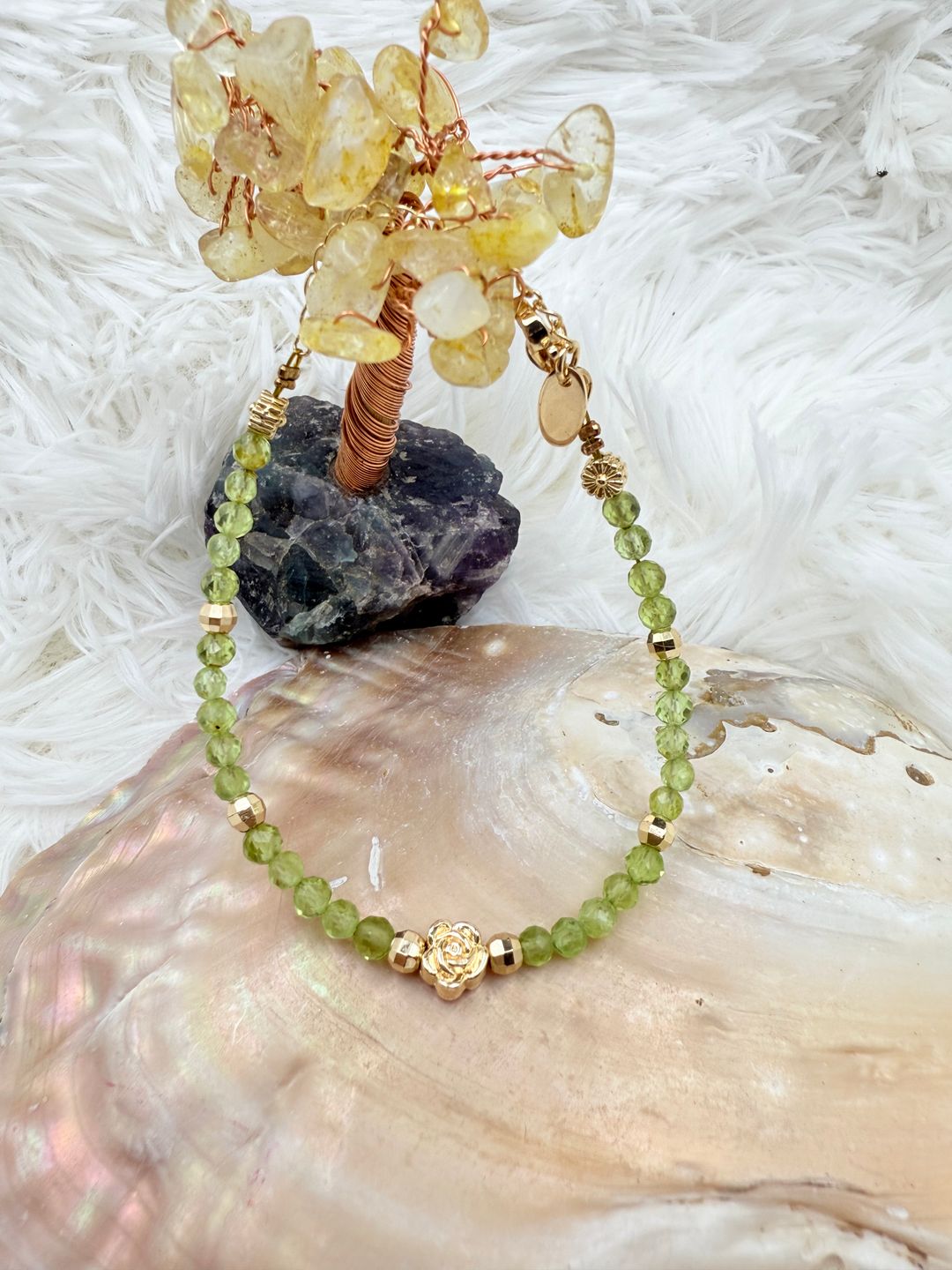 Peridot Anklet/Bracelet