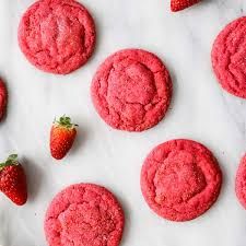 Strawberry cookies 