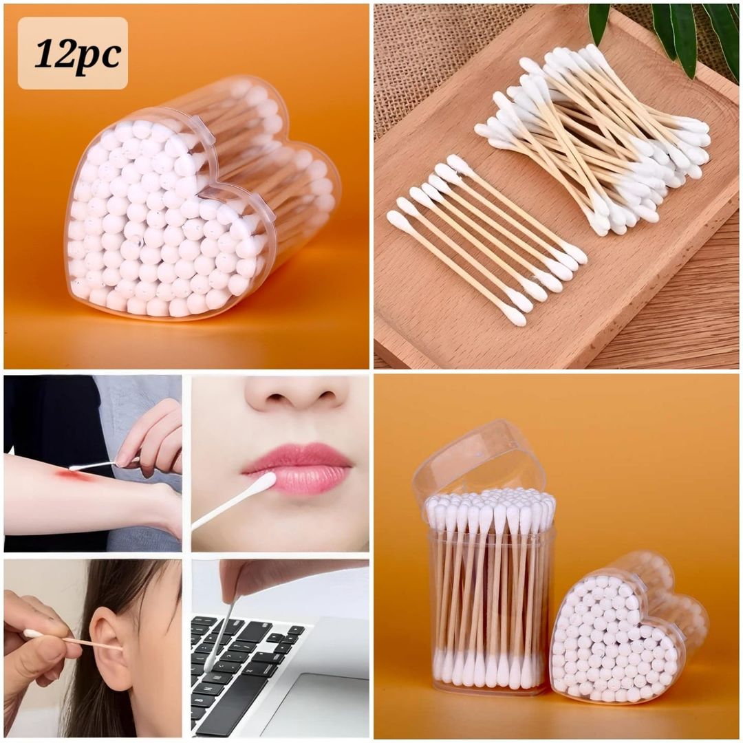 50 Piece Cotton Earbuds x 12