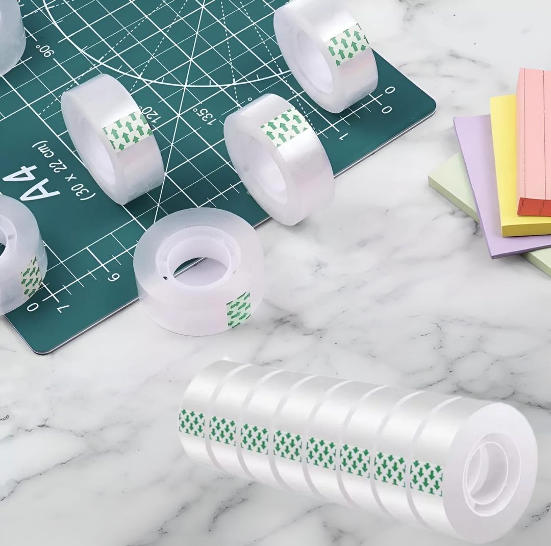 Transparent Office Tape 12 Piece
