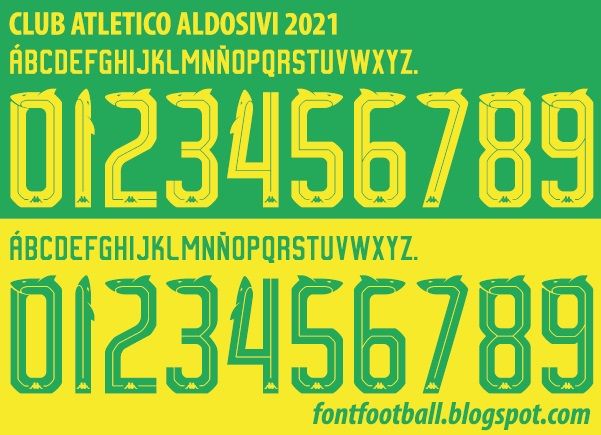 Font Vector Club Atletico Aldosivi 2021 kit