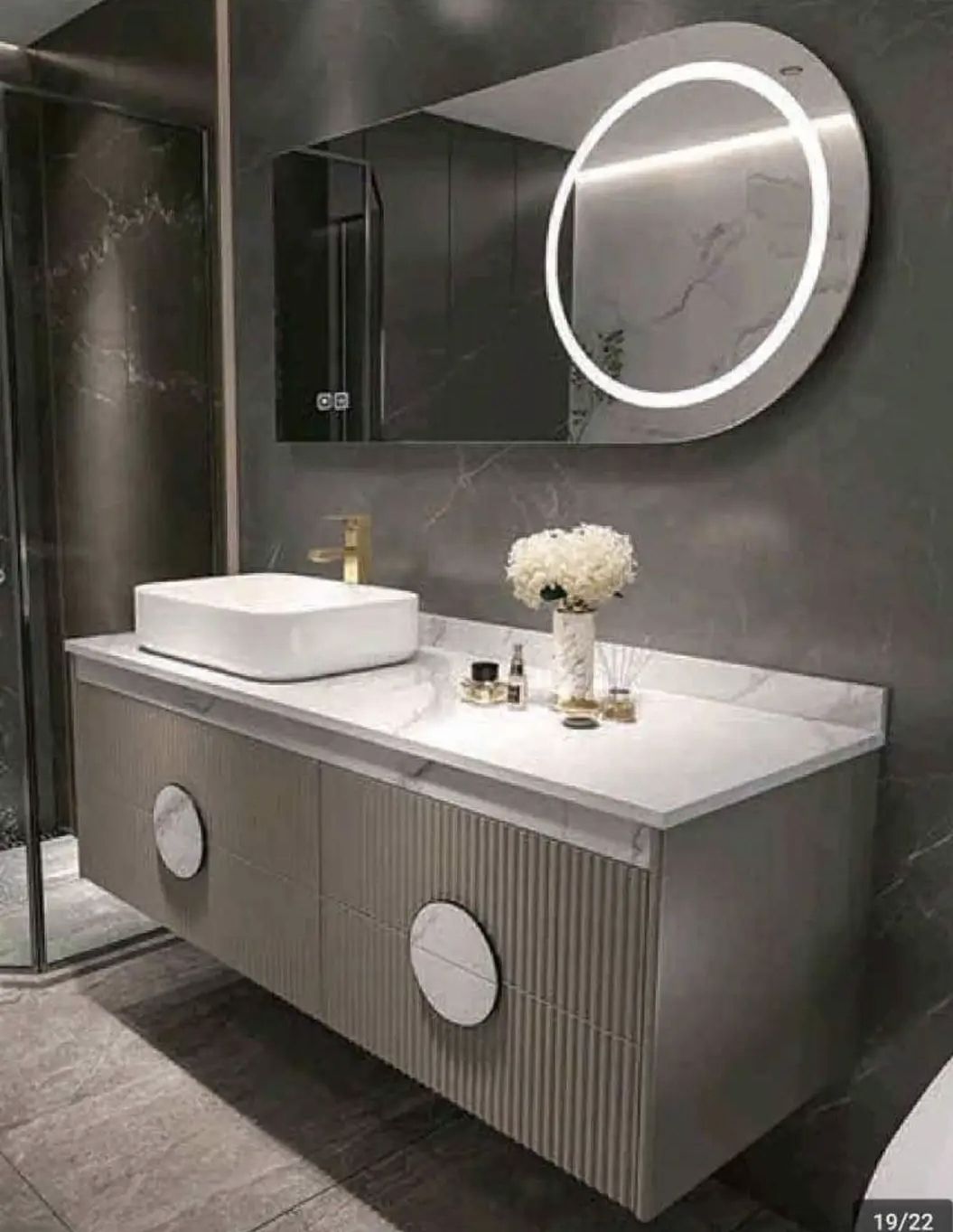 Floating Bathroom Sink Vanity 