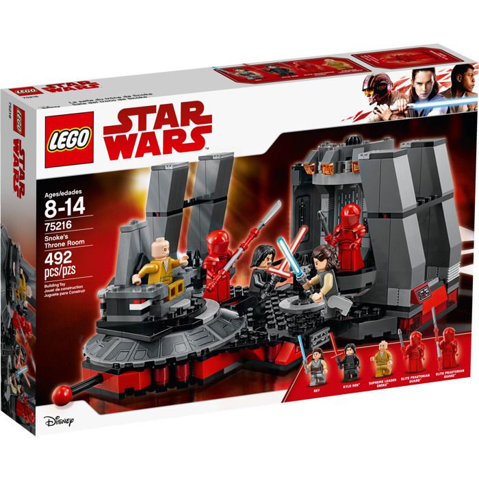 Lego  Starwars 75216 Snokes Throne room
