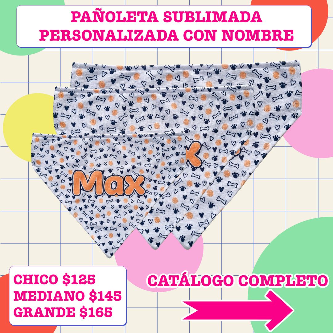 Pañoleta con nombre