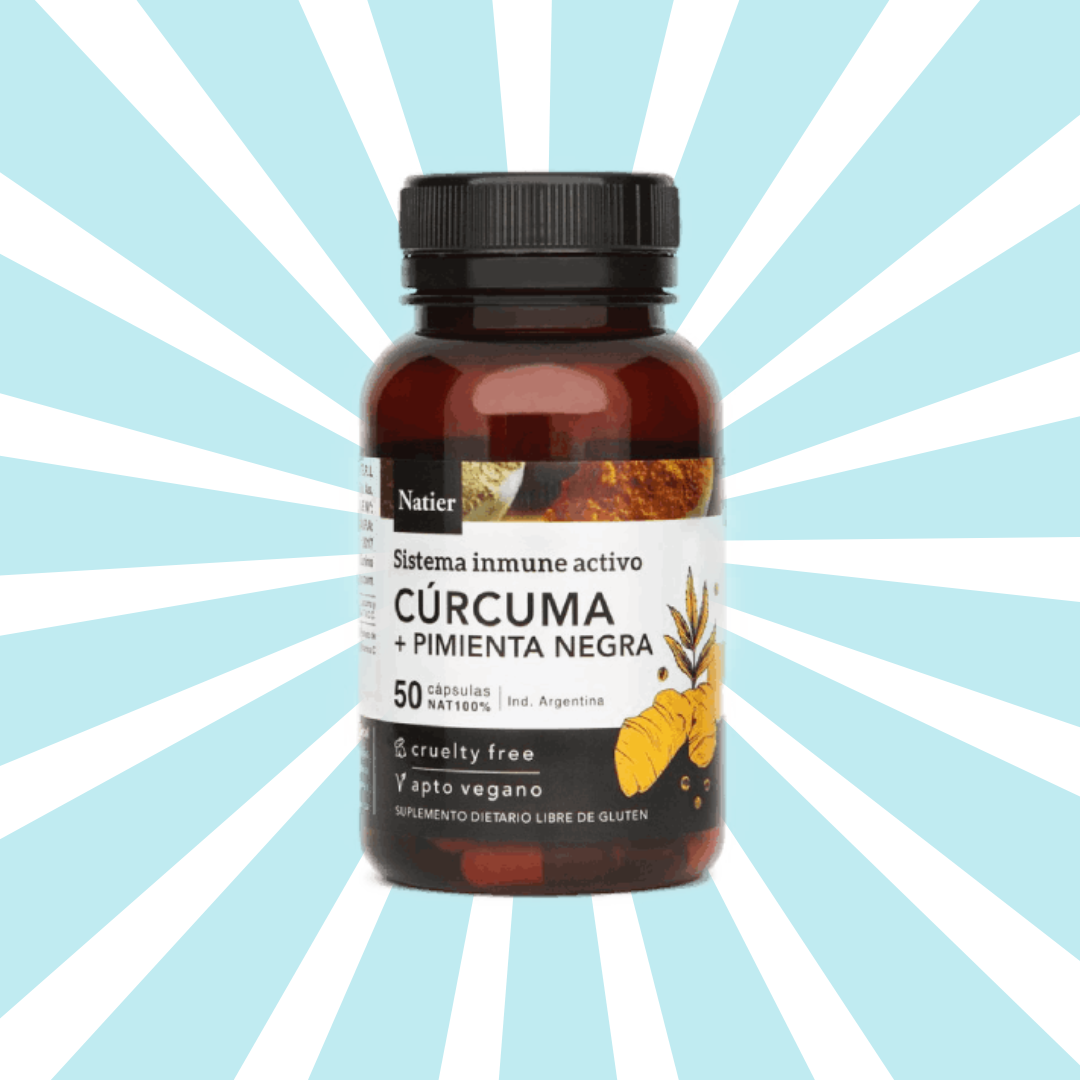 Cúrcuma y Pimienta en Cápsulas x 50