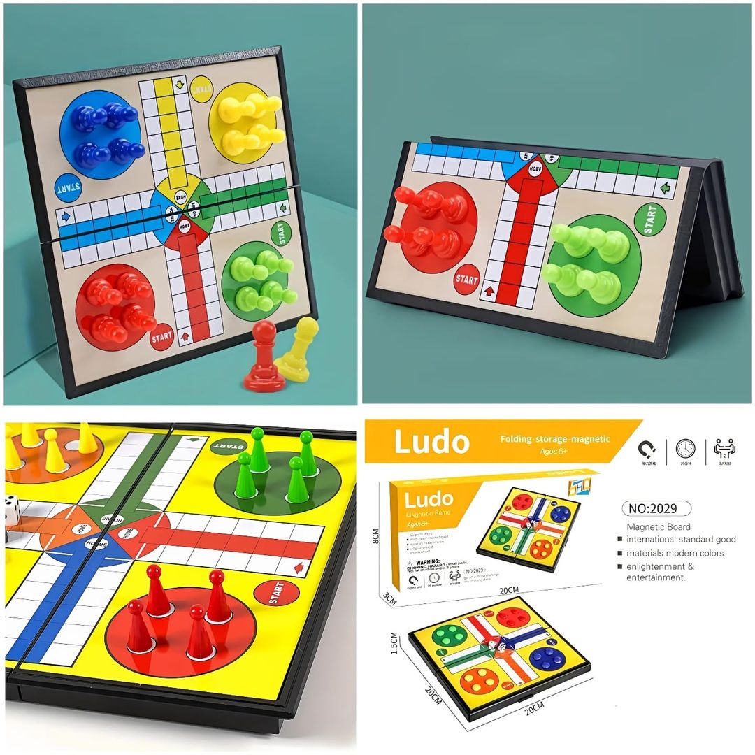 Magnetic Ludo Board Game
