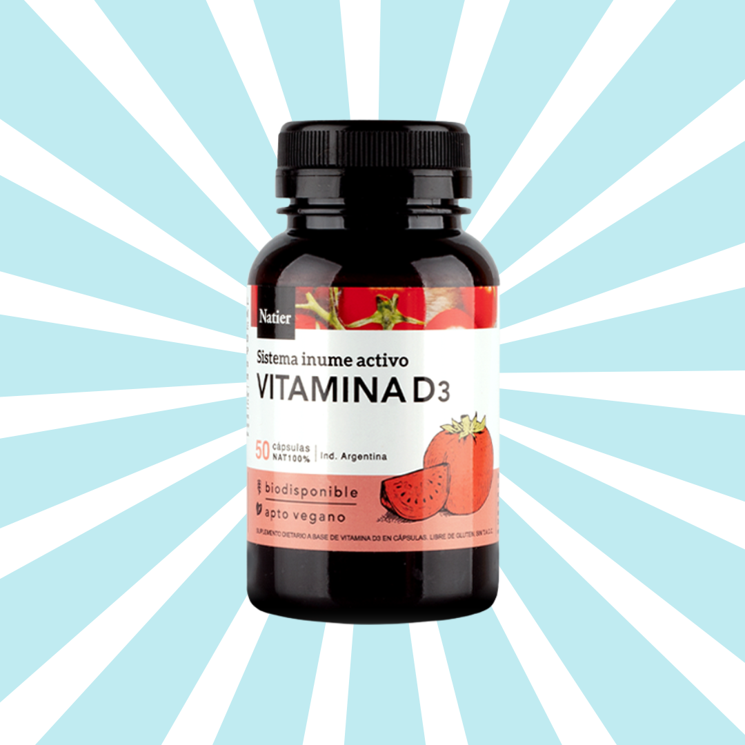 Vitamina D3 en Cápsulas x 50
