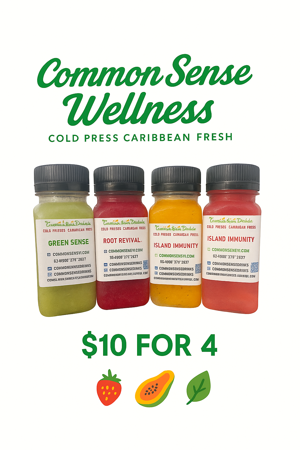 Cold press Sample pack 