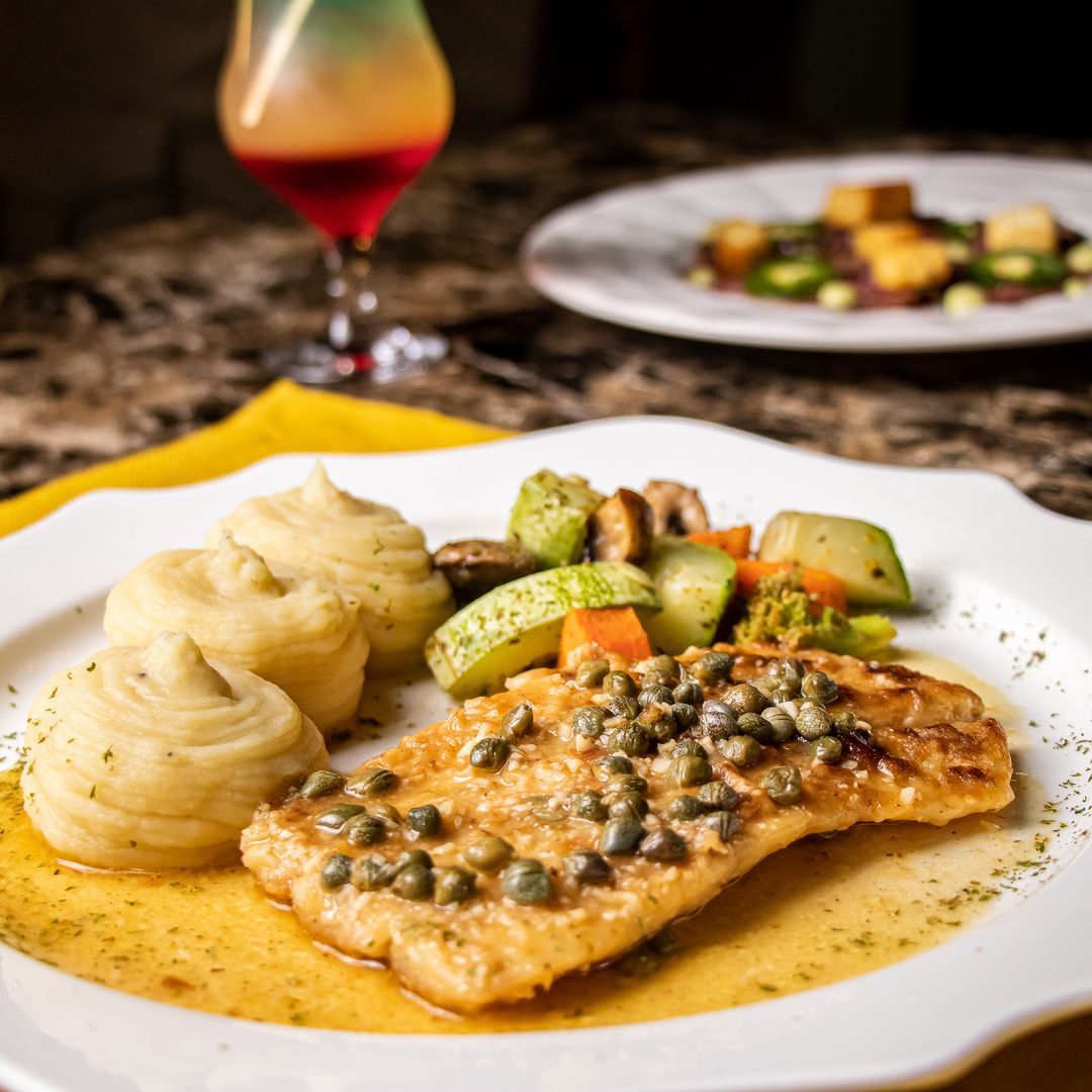 Corvina en Salsa de Alcaparras