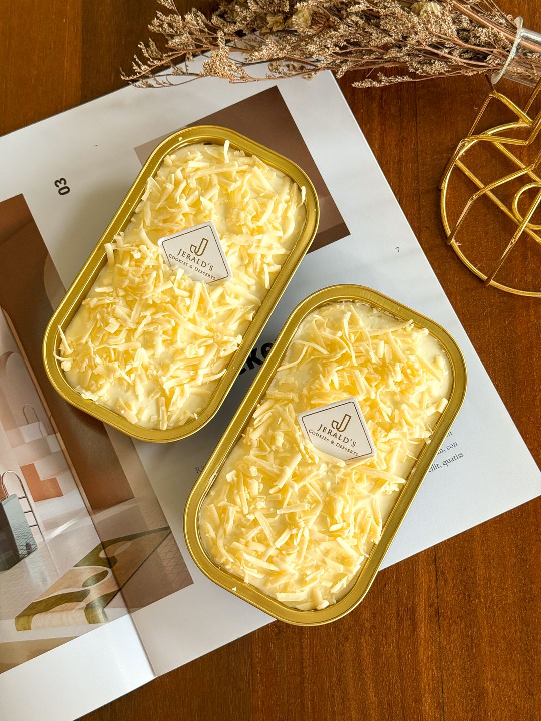 Double Cheese Cake Box
